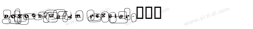 POGothIWA-Dm Regular字体转换